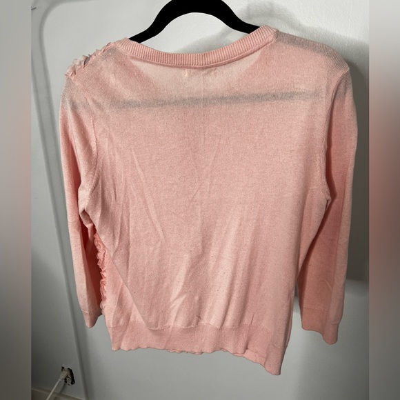 NEW YORK & COMPANY Adorable PINK sweater- Size MEDIUM - Picture 3 of 6